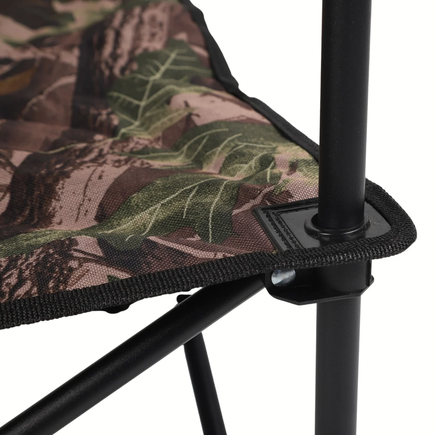 Mesa Plegable Redonda 60X60x70cm Tela Oxford Y Tubos De Acero Camping Camuflada Con Portavasos. Ideal Para Camping Playera Jardín Y Pesca. - Image 3
