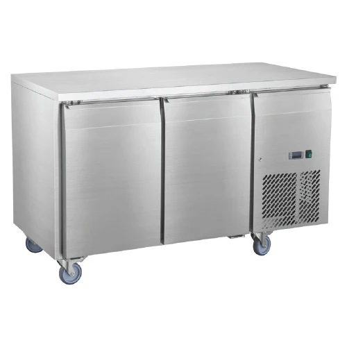 Mesa Refrigerada 1360*700*855Mm 110V/60Hz Rango:0~+8C. Ventilada 280W. 2 Puertas(1 Año)