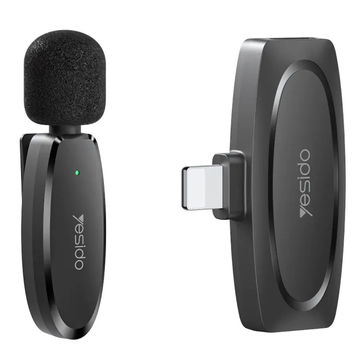 Micrófono Inalámbrico Lavalier Lightning Para Iphone. Ideal Para Grabaciones, Streaming Y Entrevistas. Alcance 20M Y Cancelación De Ruido.