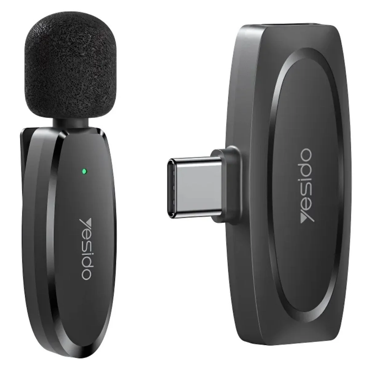 Micrófono Inalámbrico Lavalier USB Tipo C. Ideal Para Grabaciones, Streaming Y Entrevistas. Alcance 20M Y Cancelación De Ruido.