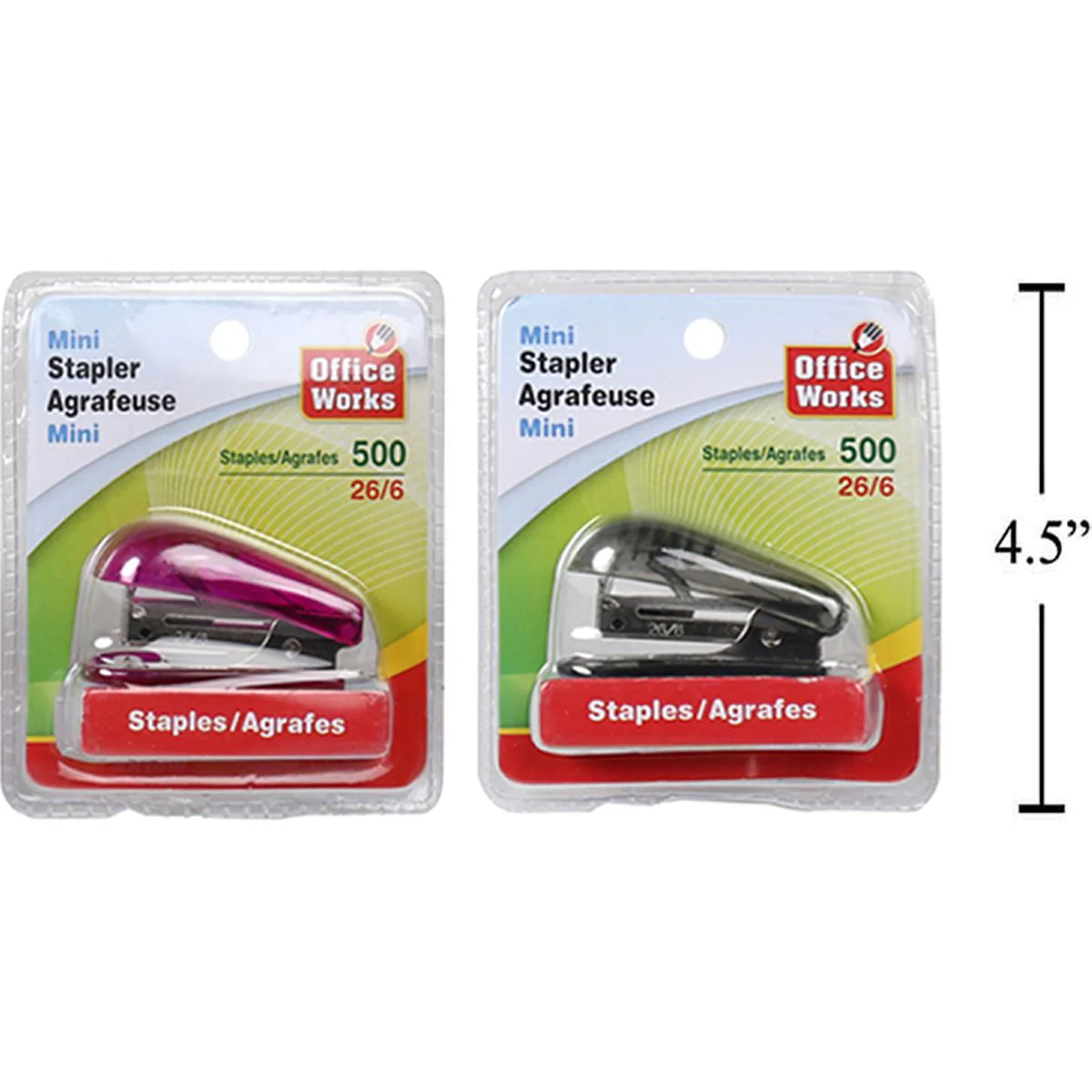 Mini Engrapadora Con 500 Grapas (1Pza) (Viene En Colores Variados Al Azar) - Image 4