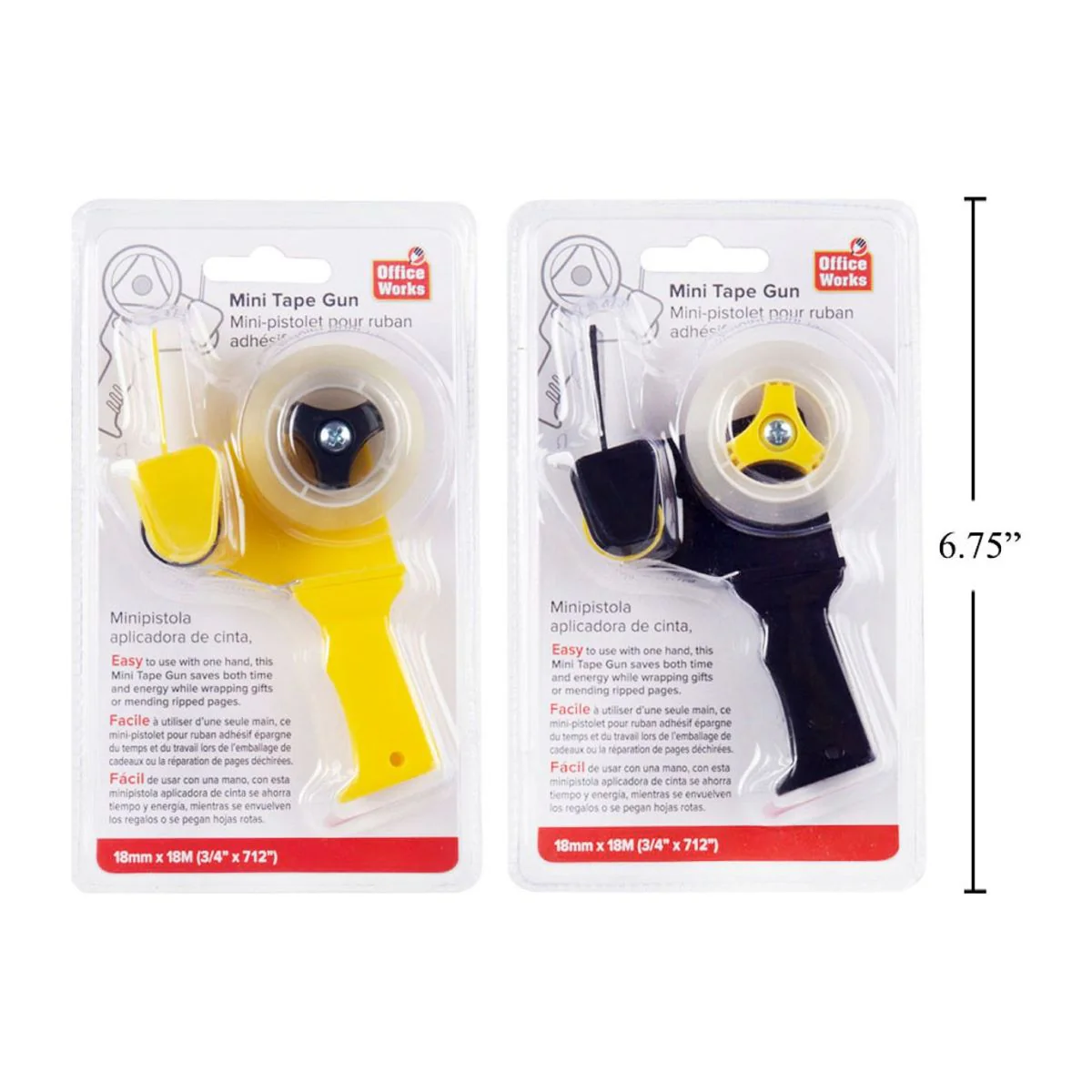 Mini Pistola Dispensador De Cinta Pegante  (1Pza) (Viene En Colores Variados Al Azar) - Image 4