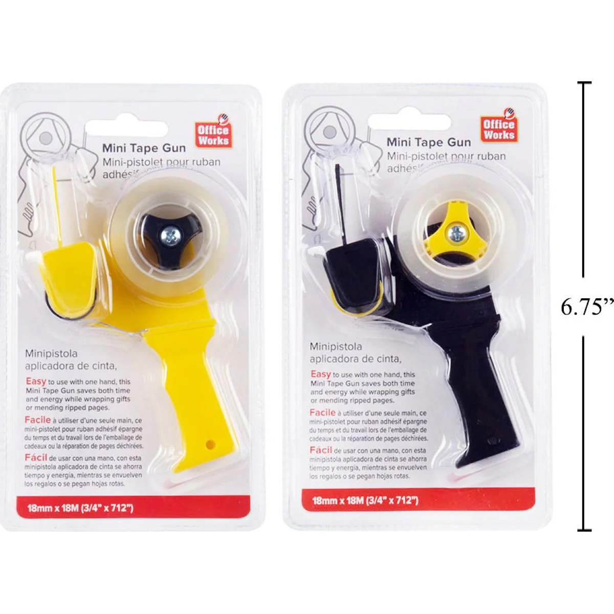 Mini Pistola Dispensador De Cinta Pegante  (1Pza) (Viene En Colores Variados Al Azar) - Image 6