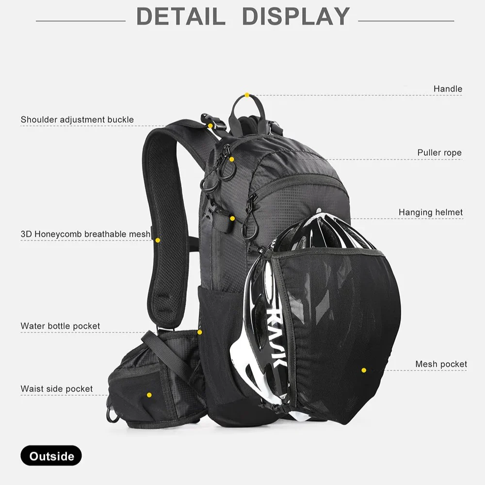 Mochila Para Bicicleta / Motocicleta 12L. Rhinowalk - Image 4