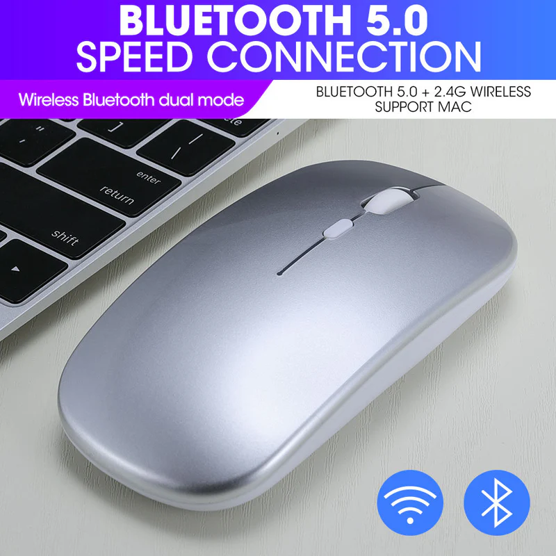 Mouse Inalámbrico 2.4G. DPI Ajustable 800 /1200 /1600. Diseño Delgado Y Ergonómico. Color Blanco. - Image 3