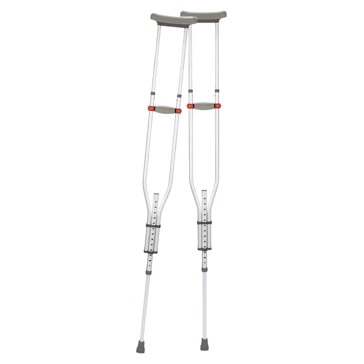 Muletas De Aluminio Ajustables Para Adultos Y Adolescentes – Altura Regulable 1.4 A 2.0 M.