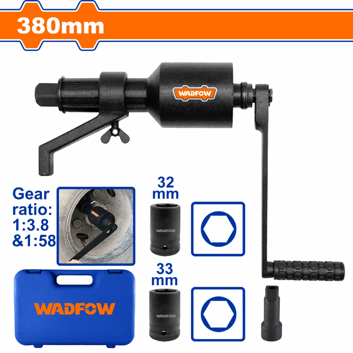 Multiplicador De Torque De 1" Ratio 1:58 - 1:3.8 Ideal Para Camiones Y Mulas. Fuerza