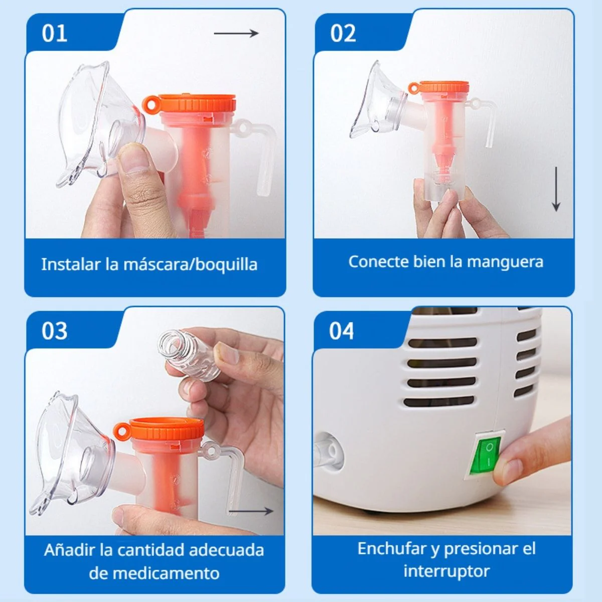 Nebulizador Para Terapia Respiratoria Ideal Para Niños Y Adultos. - Image 2