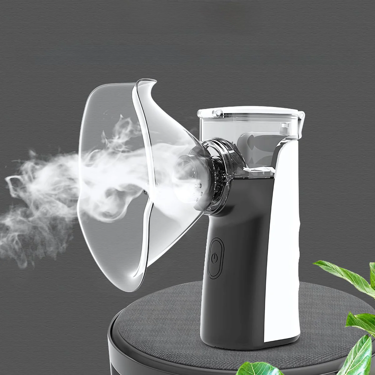 Nebulizador Portátil Ultrasónico. Mini Inhalador De Mano. 8Ml. Utiliza Baterías AA. Silencioso Y Cómodo.