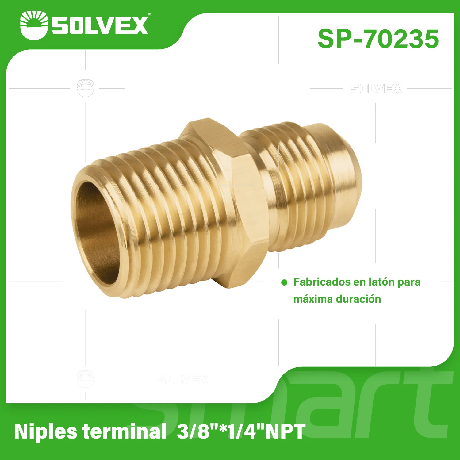 Niples Terminales De Latón NPT Rosca Externa. Conectores Para Gas Y Plomería. - Image 6