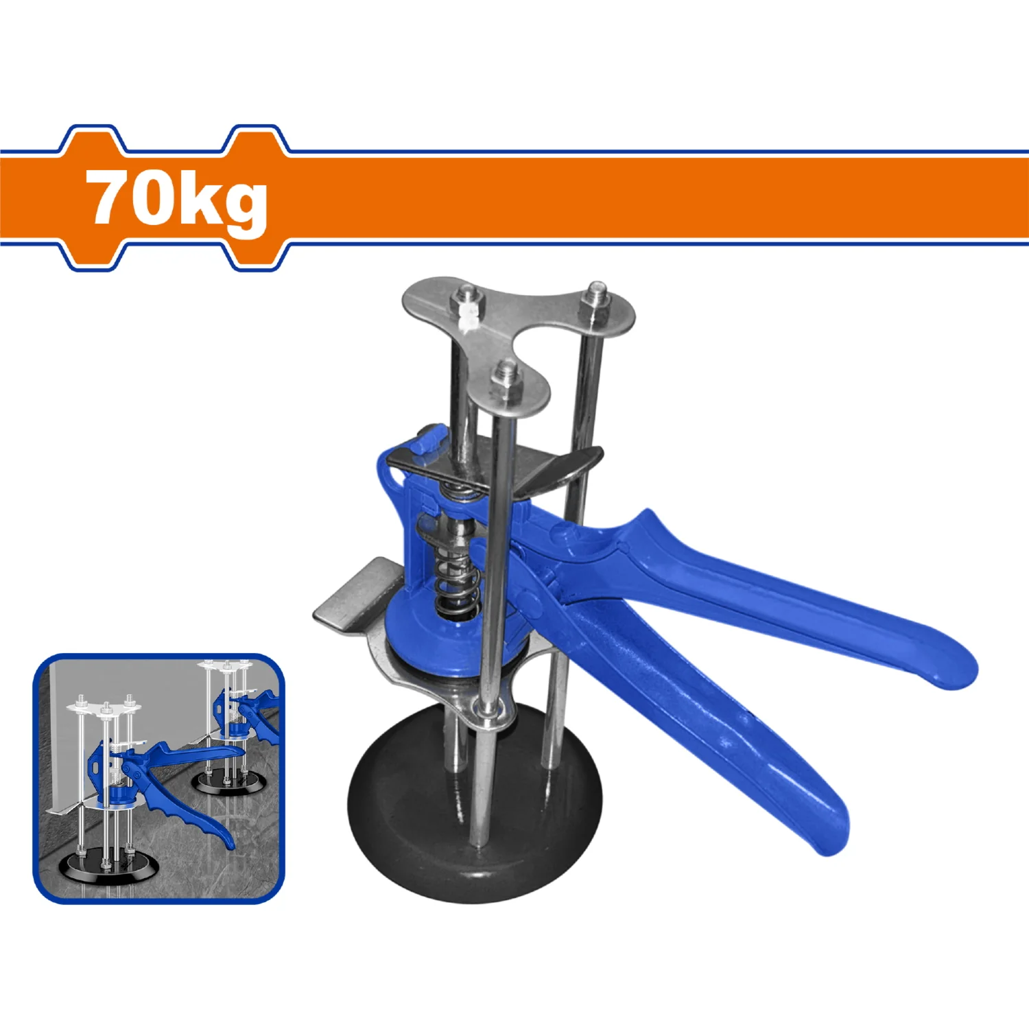 Nivelador De Azulejos De 70Kg Diámetro: 8Mm Altura Ajustable: 100Mm. Ideal Para Estabilidad. Con Chupas Para Nivelacion - Image 2