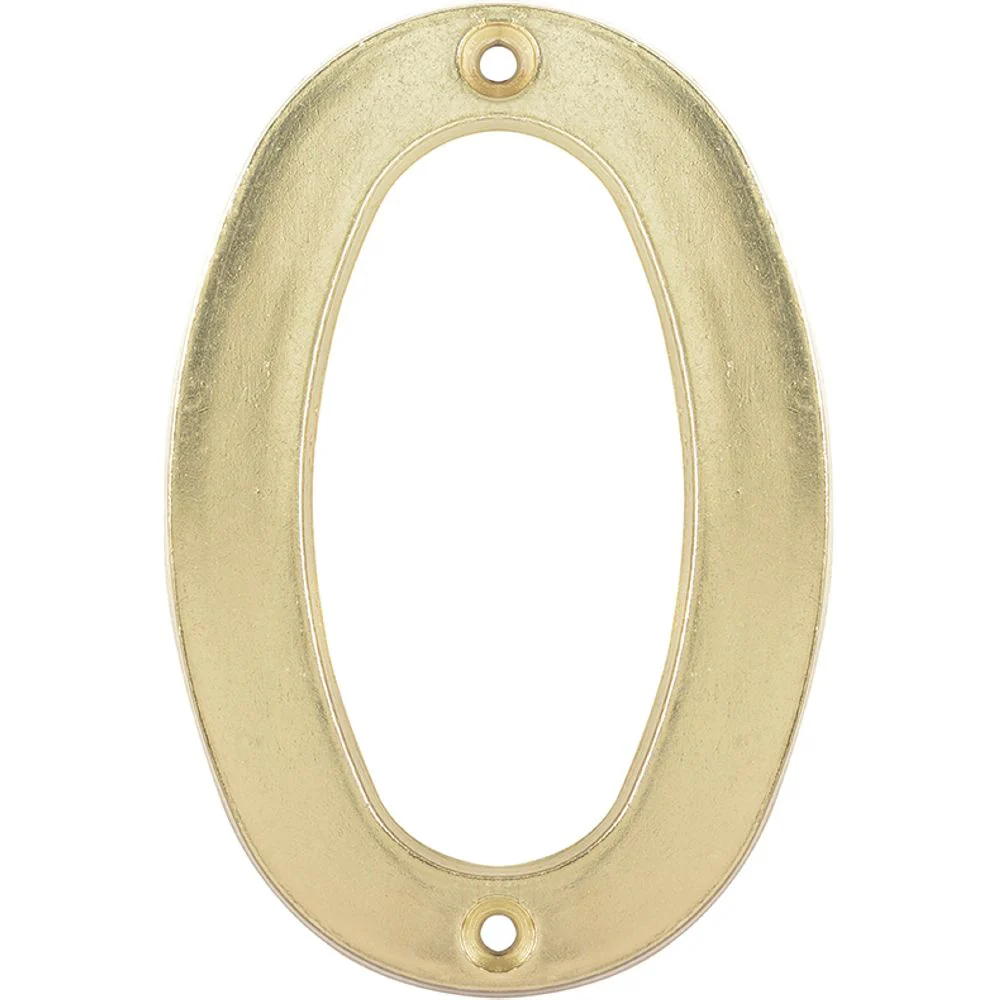 Numero 0 Slim 4" Latón Brillante Lock - Image 4