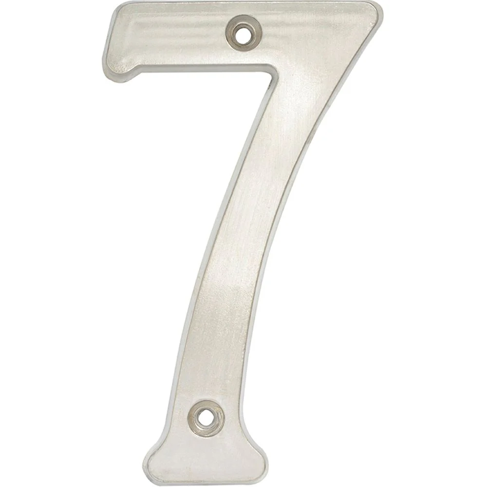 Numero 7 Slim 4" Cromo Satinado Lock - Image 4