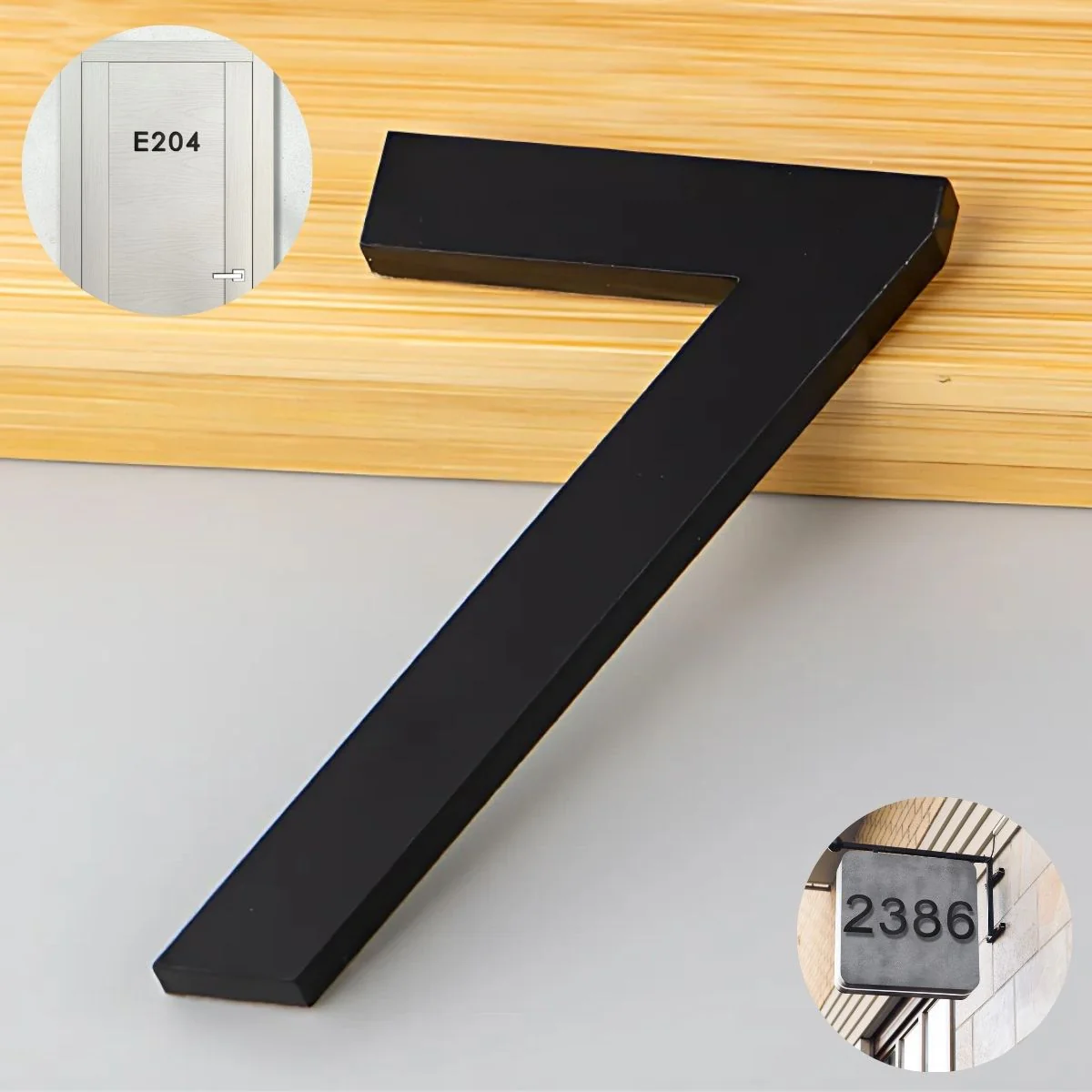 Números En Acrílico Autoadhesivo 10X6.6Cm Para Fachadas Y Puertas. Letrero Señal Numérica Adhesiva. (Unidad) - Image 10