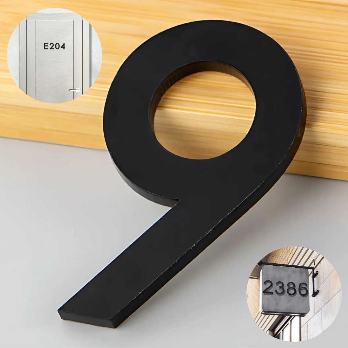 Números En Acrílico Autoadhesivo 10X6.6Cm Para Fachadas Y Puertas. Letrero Señal Numérica Adhesiva. (Unidad) - Image 12