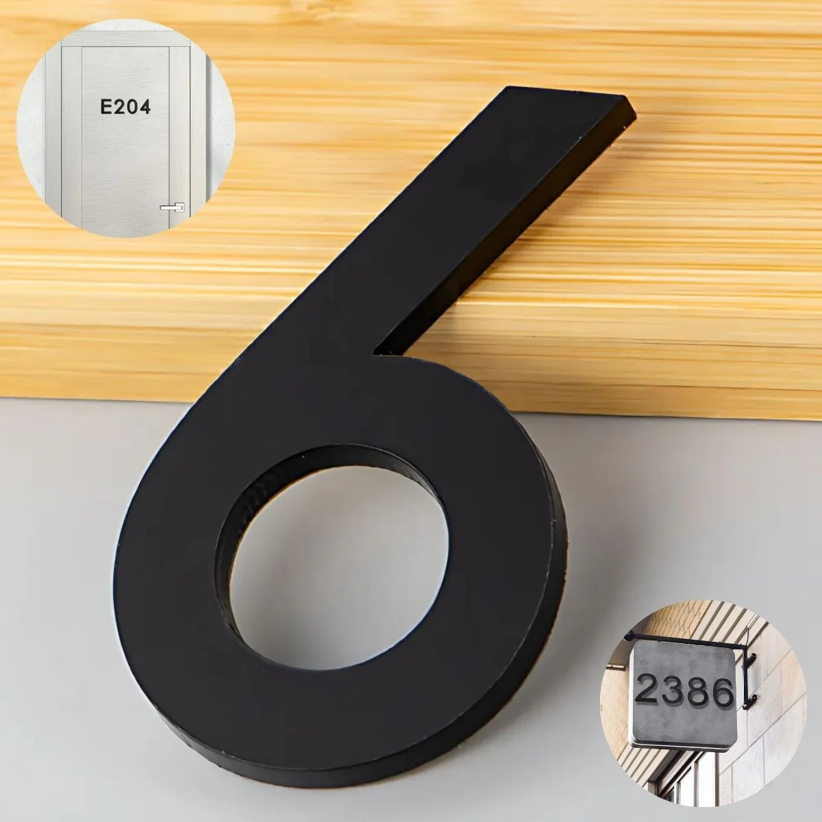 Números En Acrílico Autoadhesivo 10X6.6Cm Para Fachadas Y Puertas. Letrero Señal Numérica Adhesiva. (Unidad) - Image 9