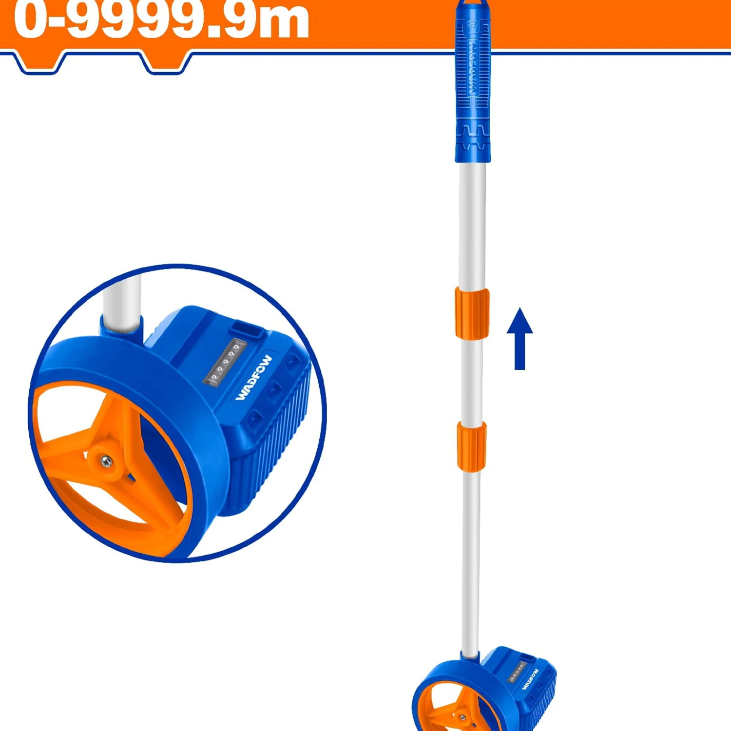 Odómetro De Rueda Con Contador Digital. Rango De Medición: 0-9999.9M Para Medir Distancias. - Image 2