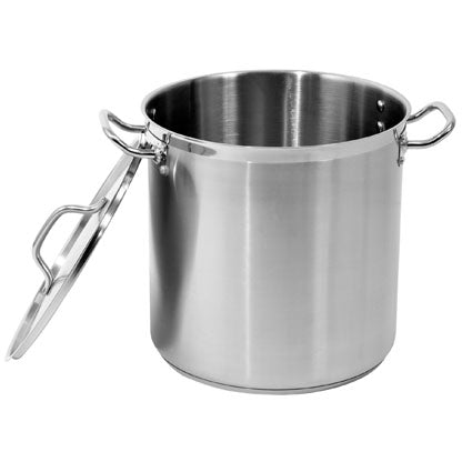 Olla Profunda Con Tapa De Acero Inoxidable (Tamaño: 32 X 32 Cm, Capacidad 25.7 L) - Image 2