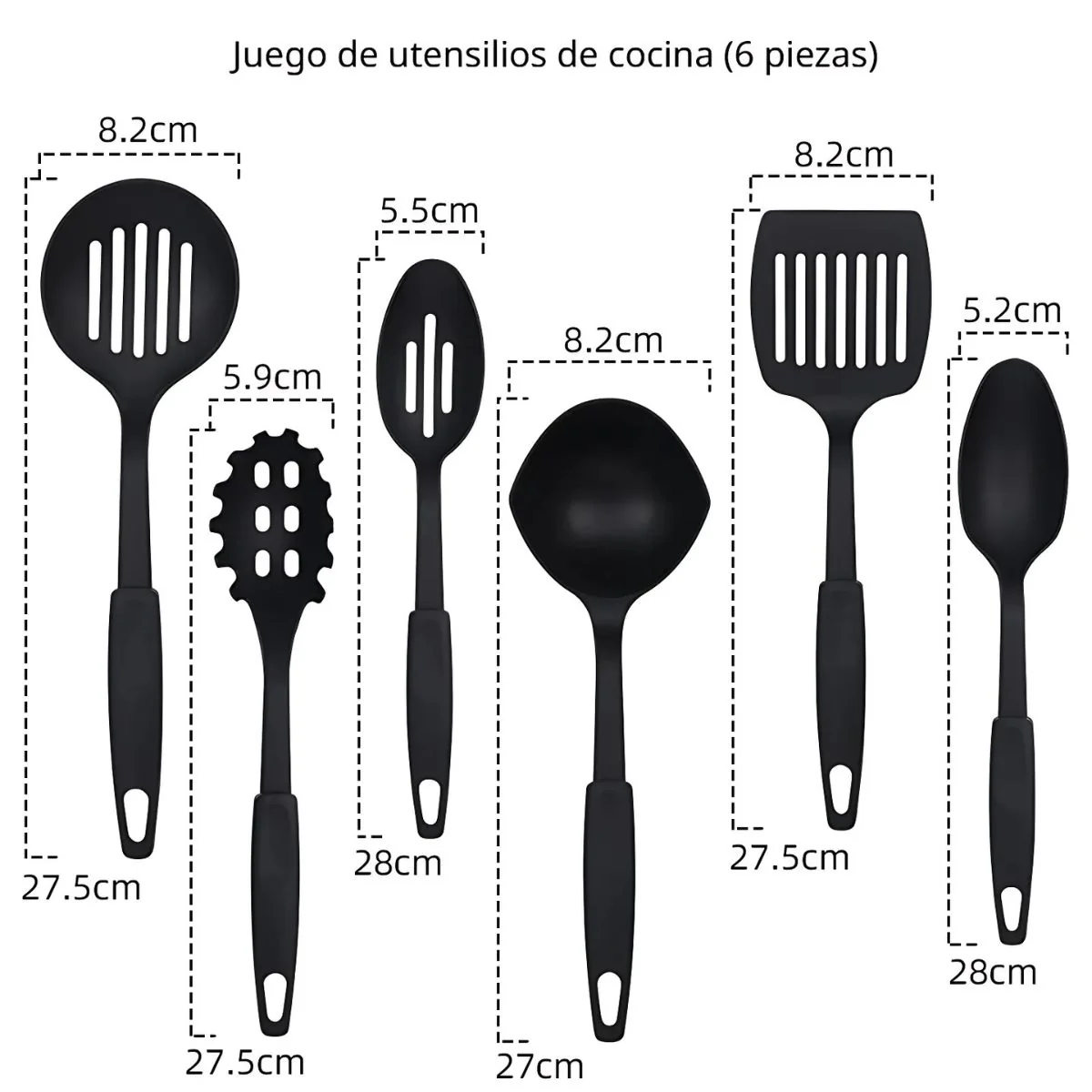 Ollas De Acero Inoxidable. Set Juego De 16 Piezas. Incluye Tapas De Vidrio Y Utensilios. 100% Libre De Teflón. - Image 6
