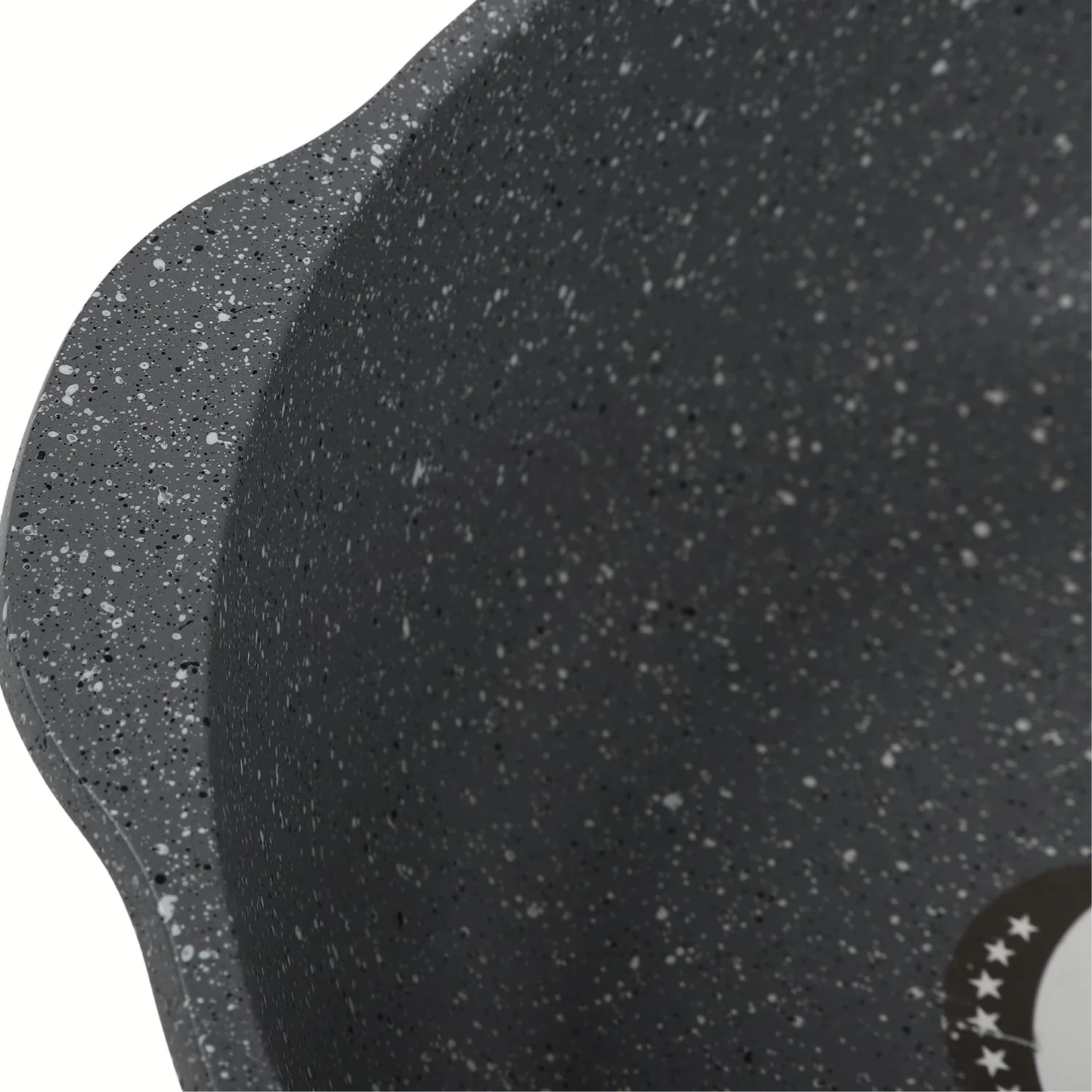 Ollas, Sartén, Utensilios Antiadherente Granito Eco-Friendly Con Mango De Madera Set De 12 Piezas, Color Gris. Batería De Cocina. 100% Libre De Teflon - Image 4