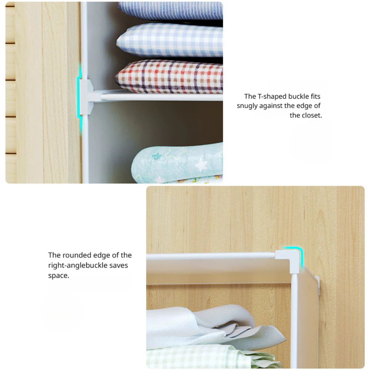 Organizador De Closet Baño Toallas. Estantes Apilables Para Armario Lavandería. 2 Columnas 6 Capas. 73X108x47cm. - Image 4