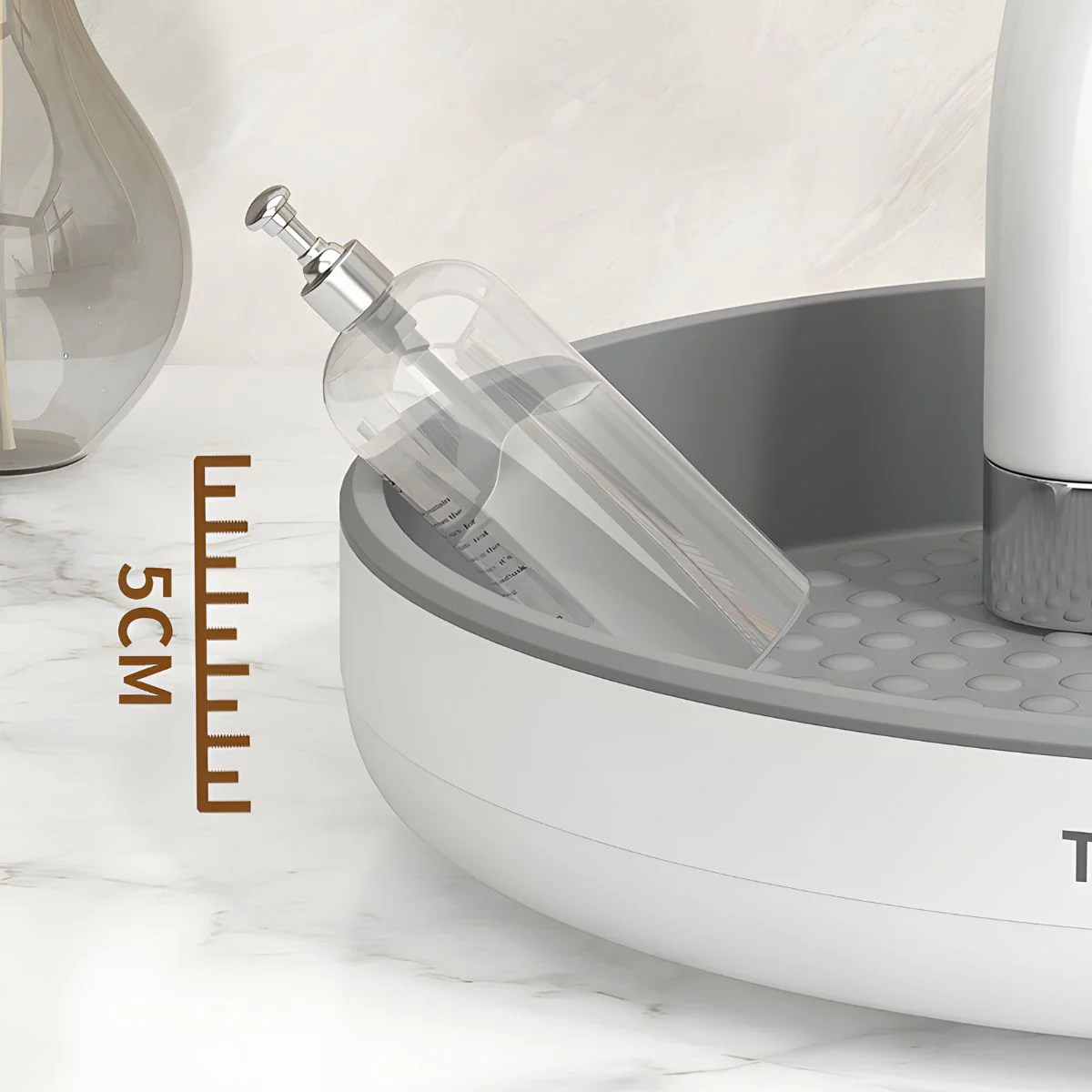 Organizador Giratorio De 30 Cm Para Cocina O Baño. Bandeja De 360° Para Especias, Cosméticos Y Almacenamiento. - Image 3