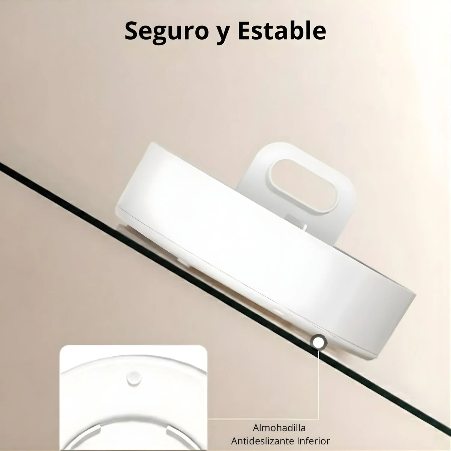 Organizador Giratorio Multifuncional 360° Para Cocina (25.5Cm) Con Asa. Base Antideslizante. Bandeja Giratoria. - Image 4