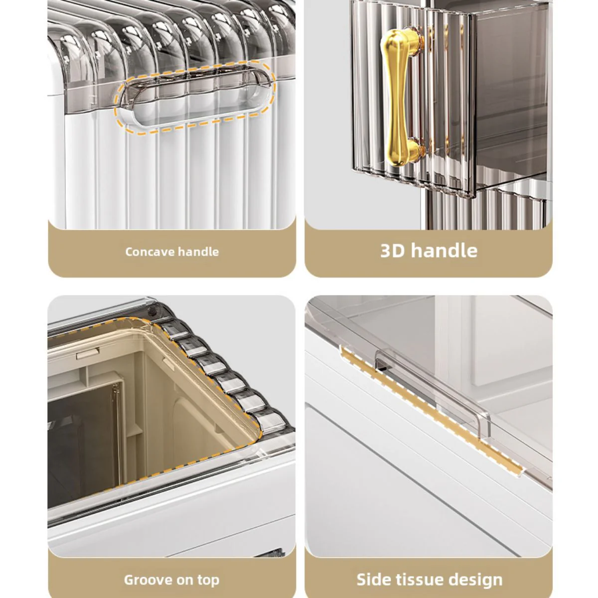 Organizador Vertical Estrecho De 4 Niveles. Mueble Con Cajones Para Almacenamiento. Ideal Para Baños, Lavanderia Y Pasillos Estrechos. Estante Gabinete Anaquel - Image 4