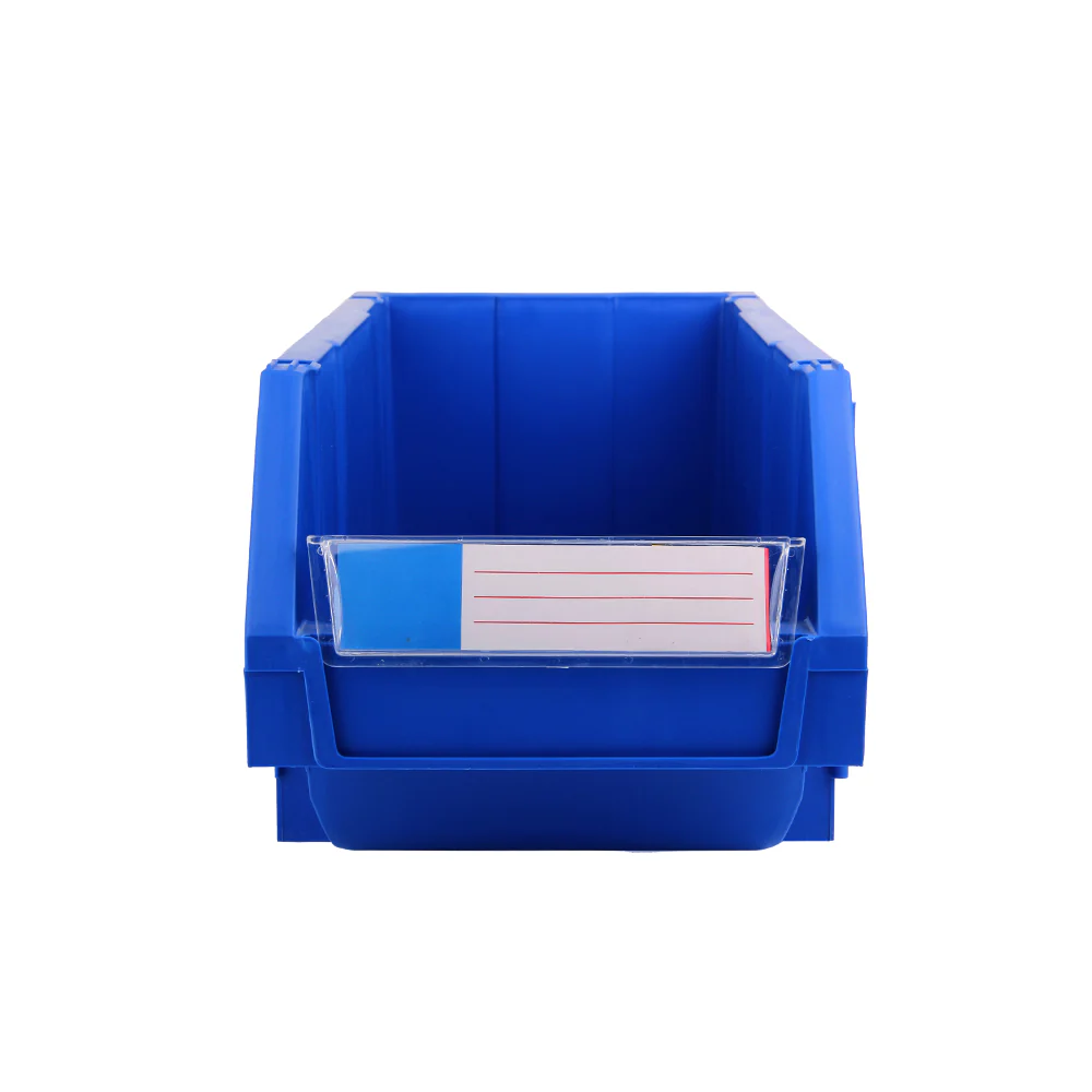 (Pack 12 Pzas) Cajas Apilables O Encajables De Pin Chica 200Anch *450 Profun.*175 Alto Mm.Color Azul - Image 3