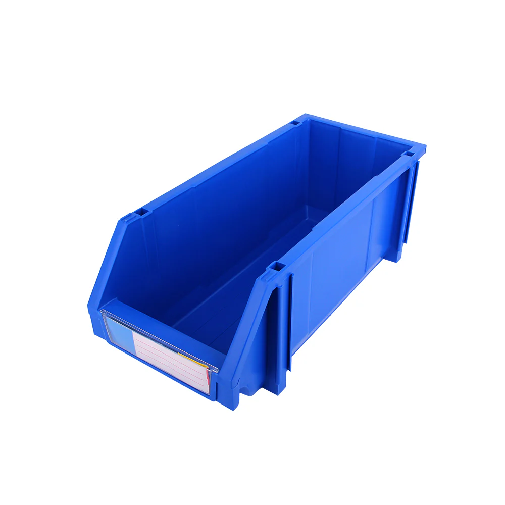 (Pack 50 Pzas) Cajas Apilables O Encajables De Pin Chica 100 Anch *160 Profun.*74 Alto Mm.Color Azul