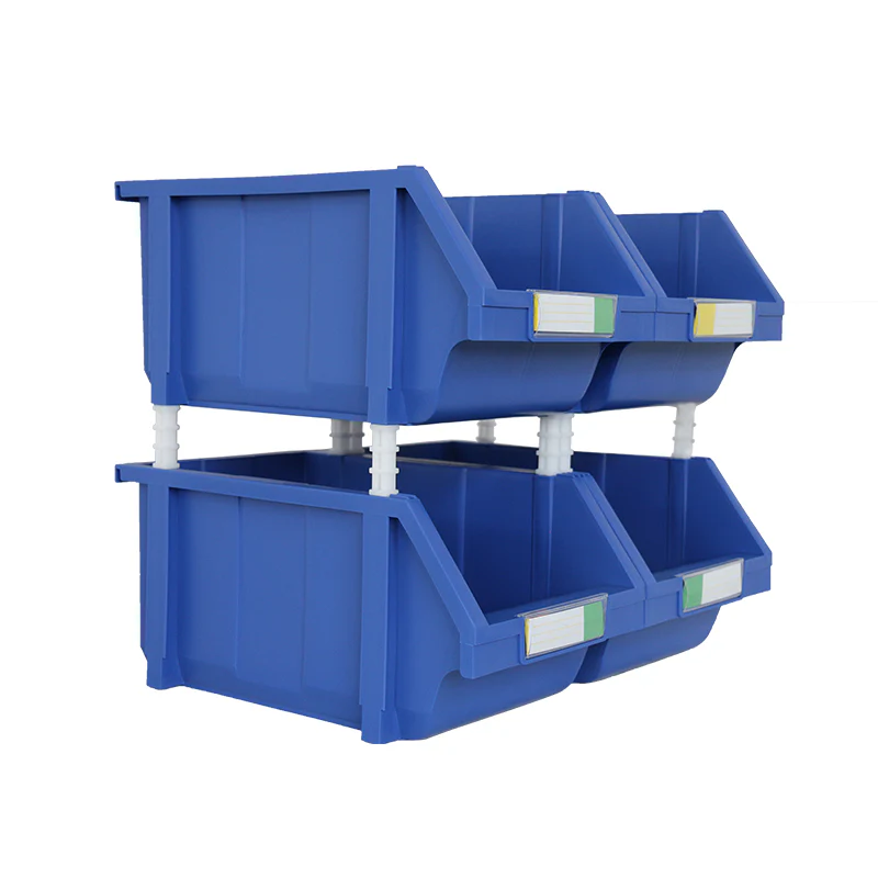 (Pack 50 Pzas) Cajas Apilables O Encajables De Pin Chica 100 Anch *160 Profun.*74 Alto Mm.Color Azul - Image 5