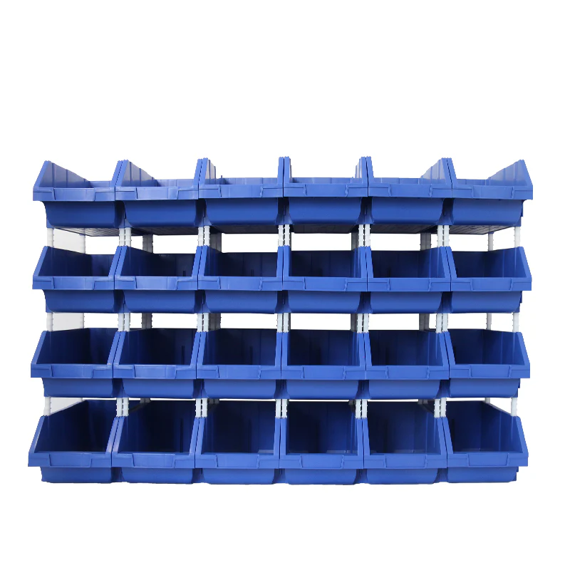 (Pack 50 Pzas) Cajas Apilables O Encajables De Pin Chica 80 Anch * 130 Profun.*55 Alto Mm.Color Azul - Image 6