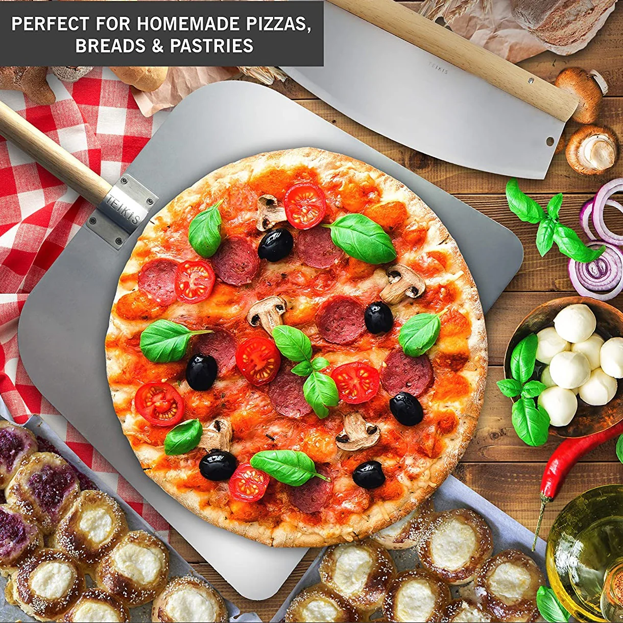 Pala Para Pizza Y Cortador.
