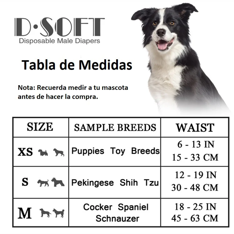 Pañales Desechables Para Mascotas Super Absorbente. Tamaño Pequeño - Image 2