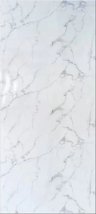 Panel Decorativo Mármol PVC  1.22M X 2.80M X 3Mm Cuarzo Blanco (Línea Económica) Láminas De PVC Para Paredes Y Techo.. - Image 3
