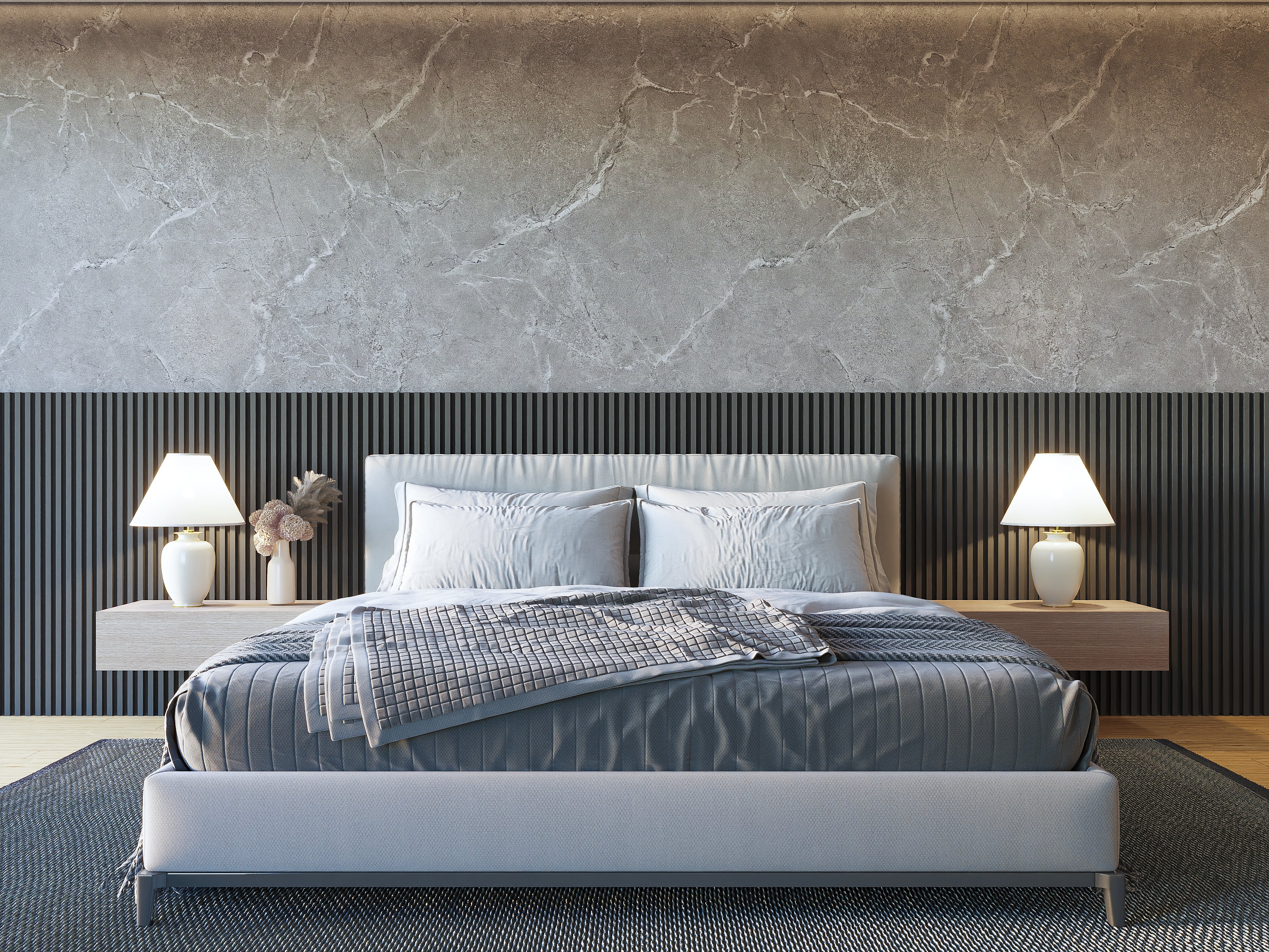 Panel Decorativo Mármol PVC 1.22 M X 2.80 M X 3 Mm. Acabado: Moss Gray. - Image 3