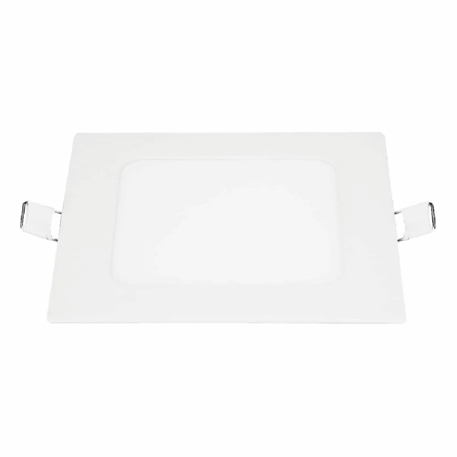 Panel LED Recesado Cuadrado 12W 3000K Luz Cálida Lámpara De Techo Empotrado.