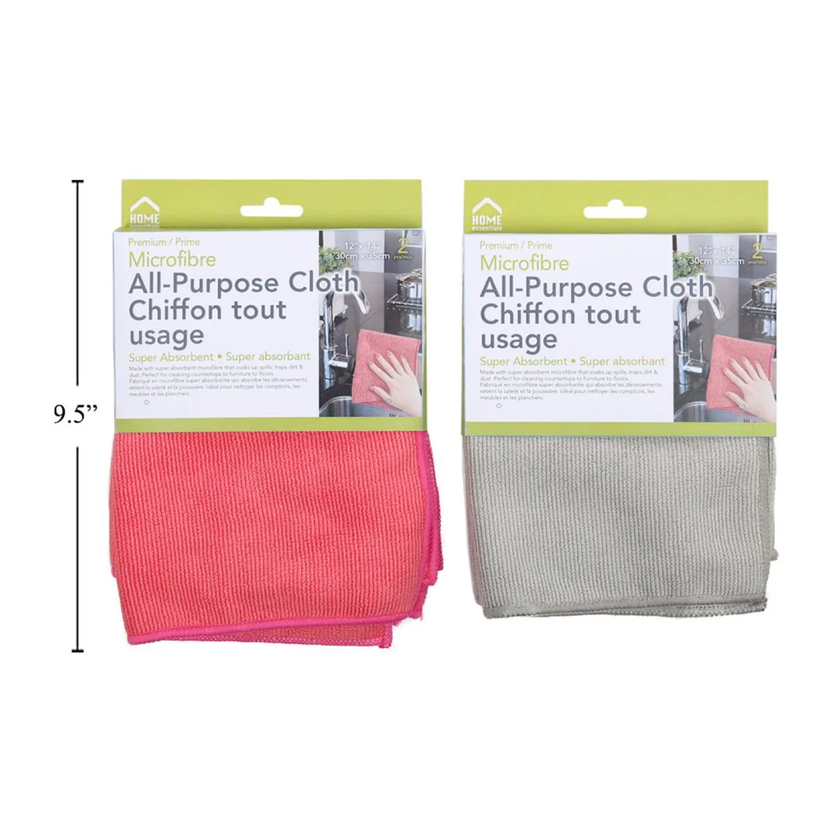 Paño De Microfibra Premium De 2 Piezas 30Cm X 35Cm (Viene En Colores Variados Al Azar) - Image 5