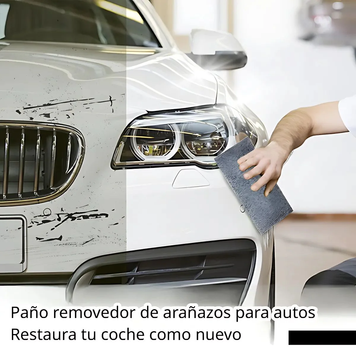 Paño Removedor De Rayones Para Auto. Paño Multiusos De Reparación De Arañazos Para Carros. Quita Rayas De Carro (Set De 12 Unds) - Image 2