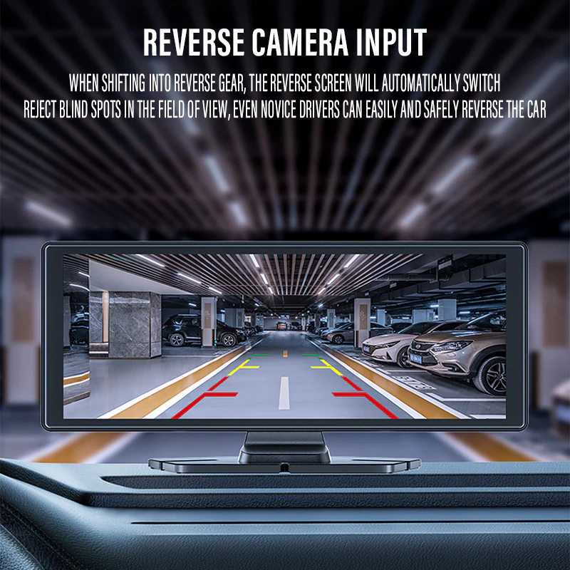 Pantalla Para Auto 9.25” Con Apple Carplay Y Android Auto. Dash Cam 4K Dual Con Wifi Y Cámara Trasera. Grabación UHD Con Pantalla Táctil. - Image 3
