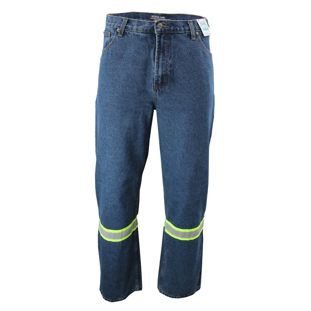 Pantalones Jean De Trabajo Con Cintas Reflectivas 3M Para Ambientes Agresivos - Image 5