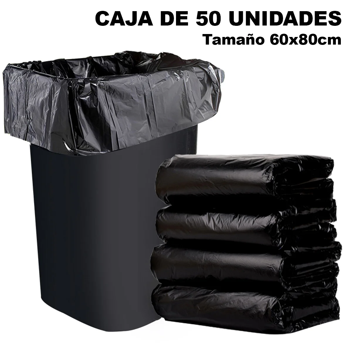 (Paquete 50 Unid) Bolsas De Basura - Image 4