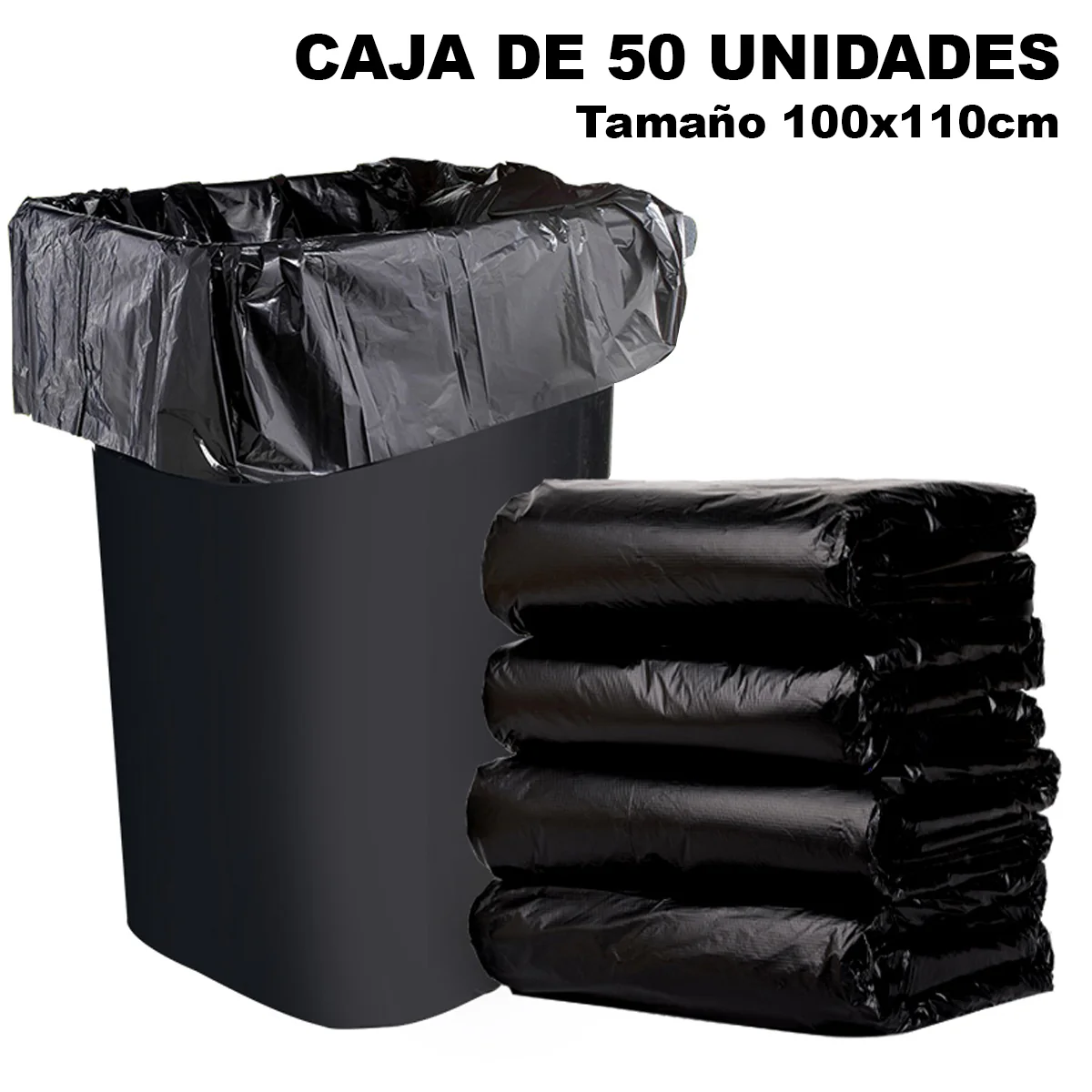 (Paquete 50 Unid) Bolsas De Basura - Image 8