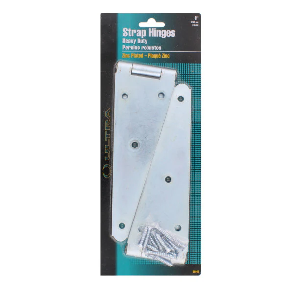 (Par) Bisagras Heavy Duty De Correa De 8" Galvanizada - Image 3