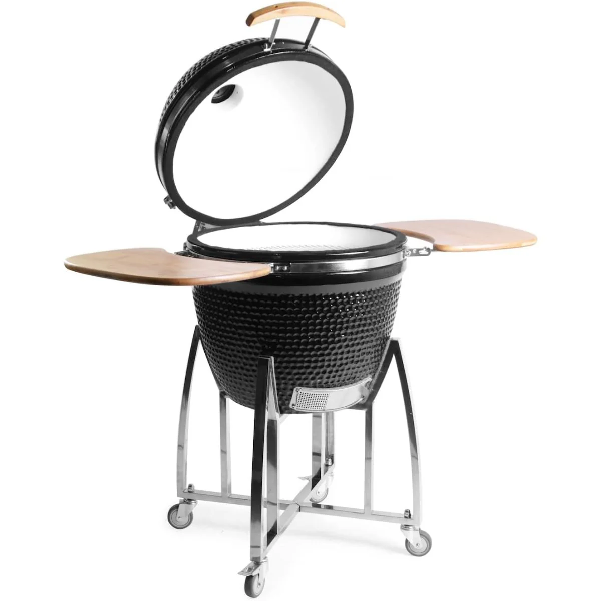 Parrilla Kamado Ahumador Cerámica 21” (46.7 Cm). BBQ Asador De Carbón Portátil Con Termómetro Barbacoa. - Image 5