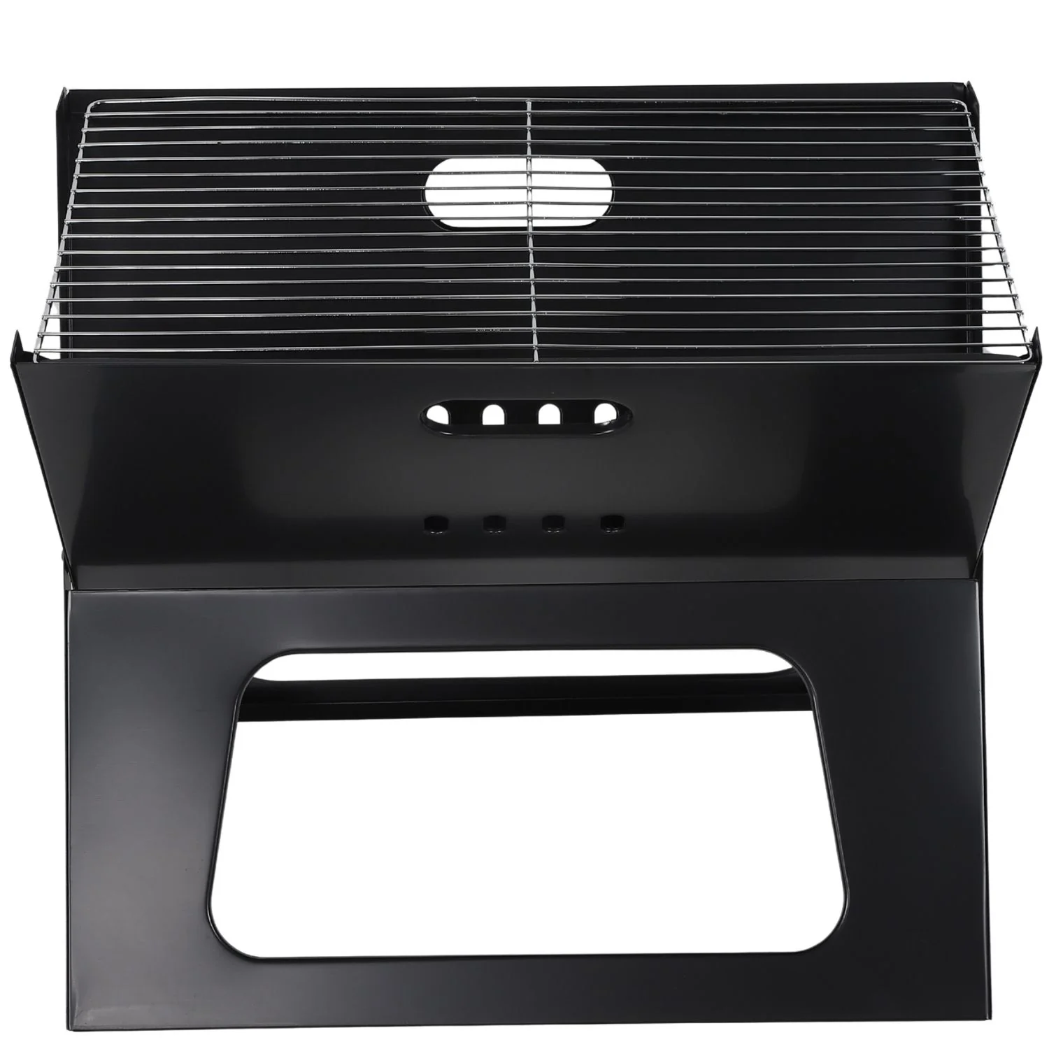 Parrillera Portátil De Carbón 46X30x40cm Plegable Hierro Con Estante Inferior. Asador De Carbón - Image 3