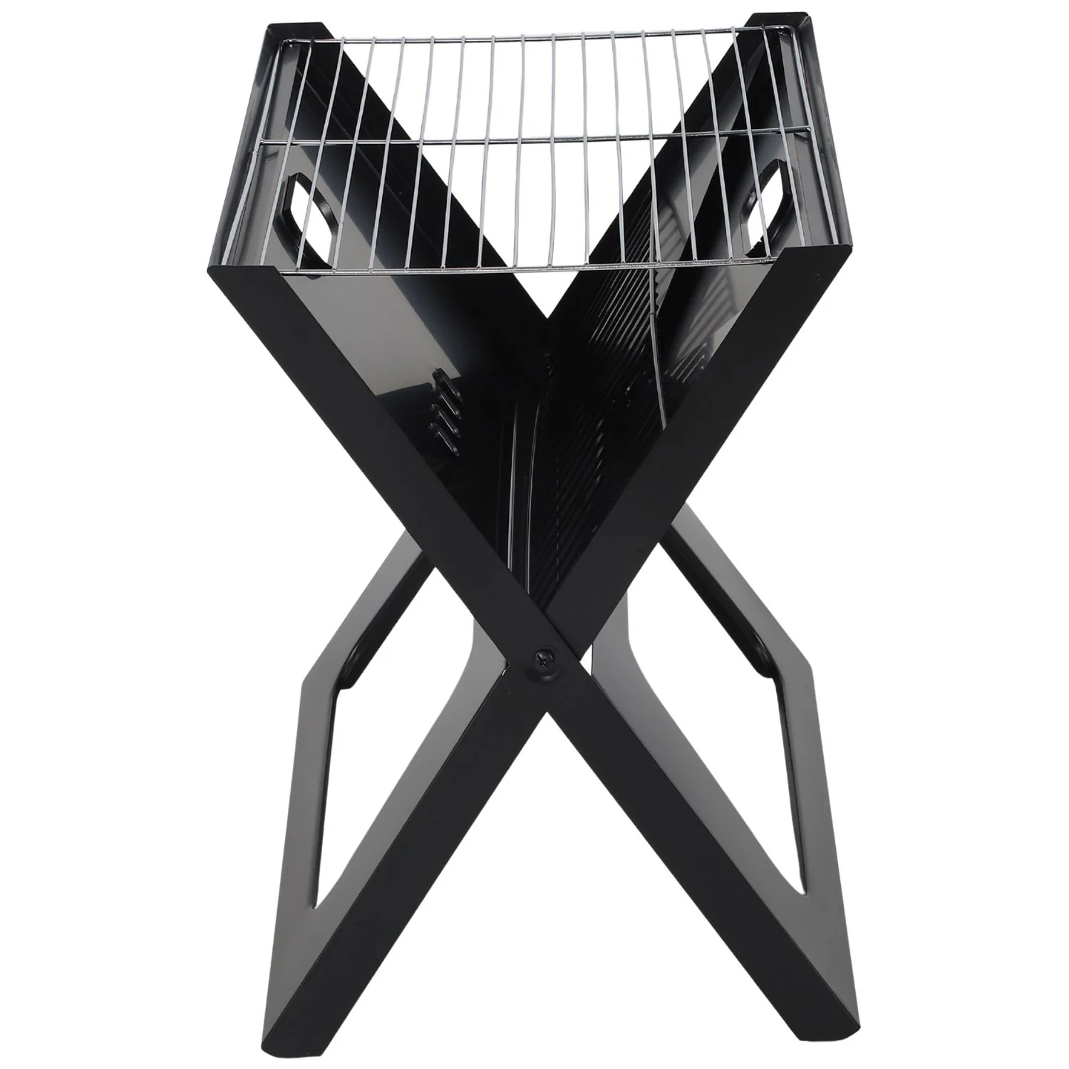 Parrillera Portátil De Carbón 46X30x40cm Plegable Hierro Con Estante Inferior. Asador De Carbón - Image 4