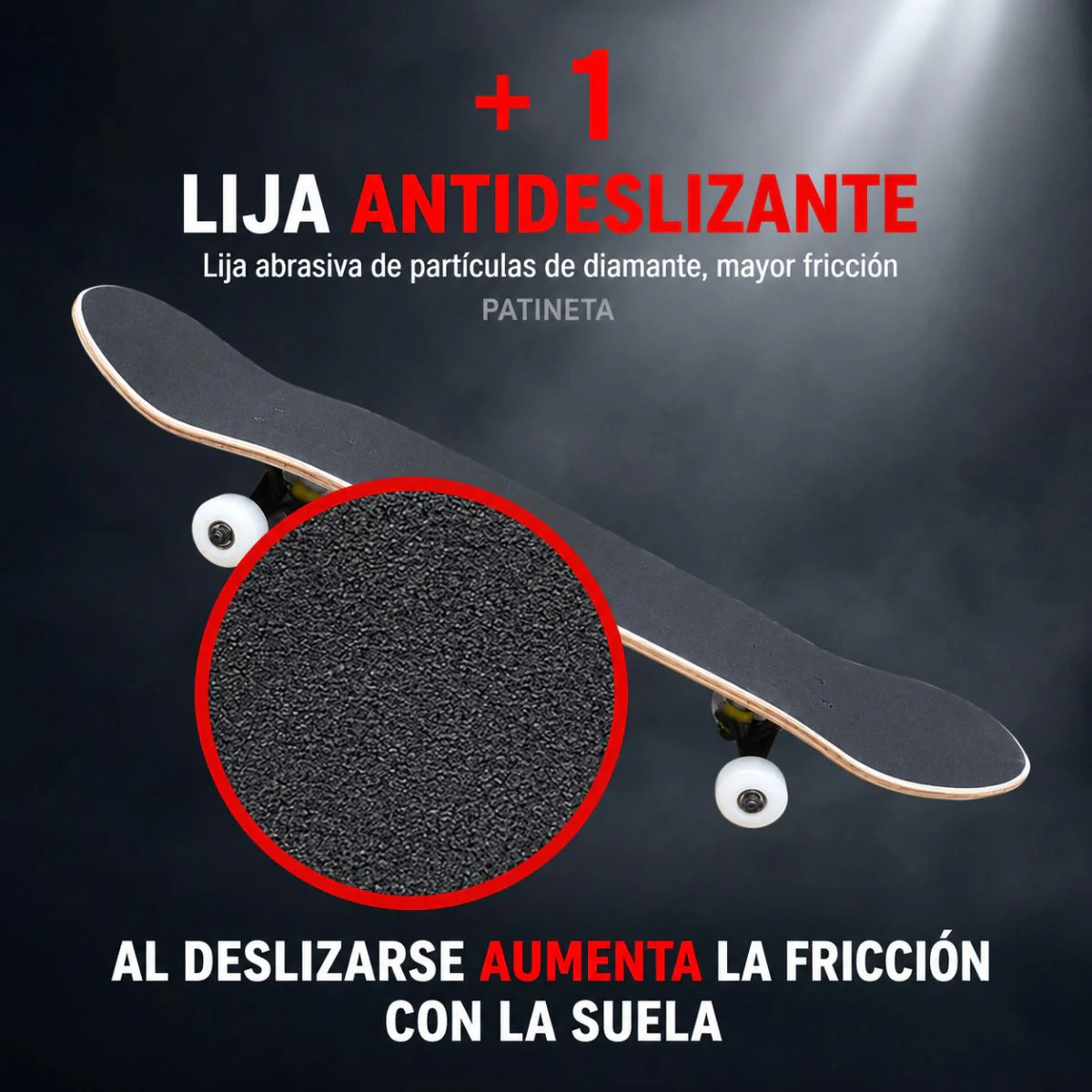 Patineta Skateboard Profesional 31” 7 Capas Maple 5A Con Ruedas 95A Y Base Aluminio Para Niños Y Adultos - Image 3