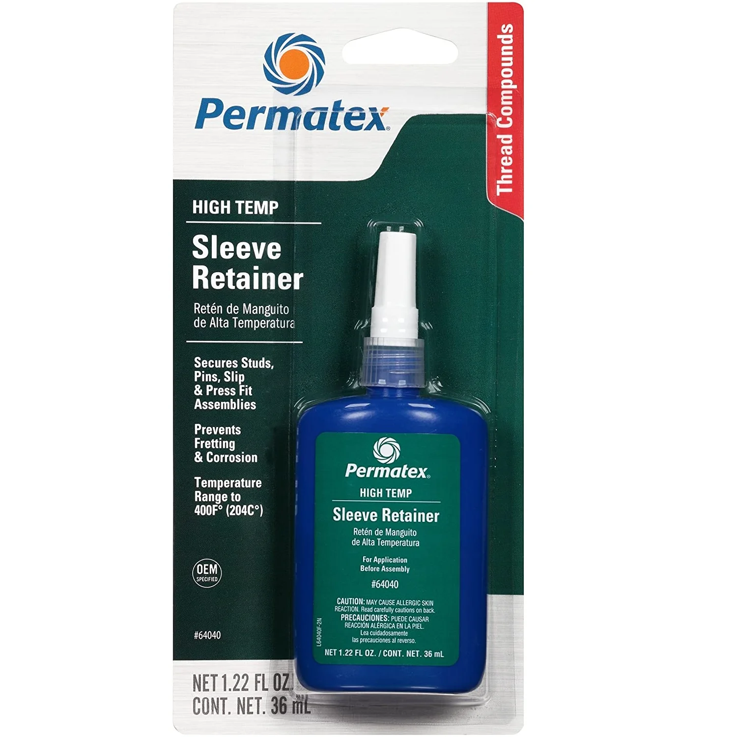 Pegamento Para Ensamblajes De Alta Temperatura Permatex 36 Ml.
