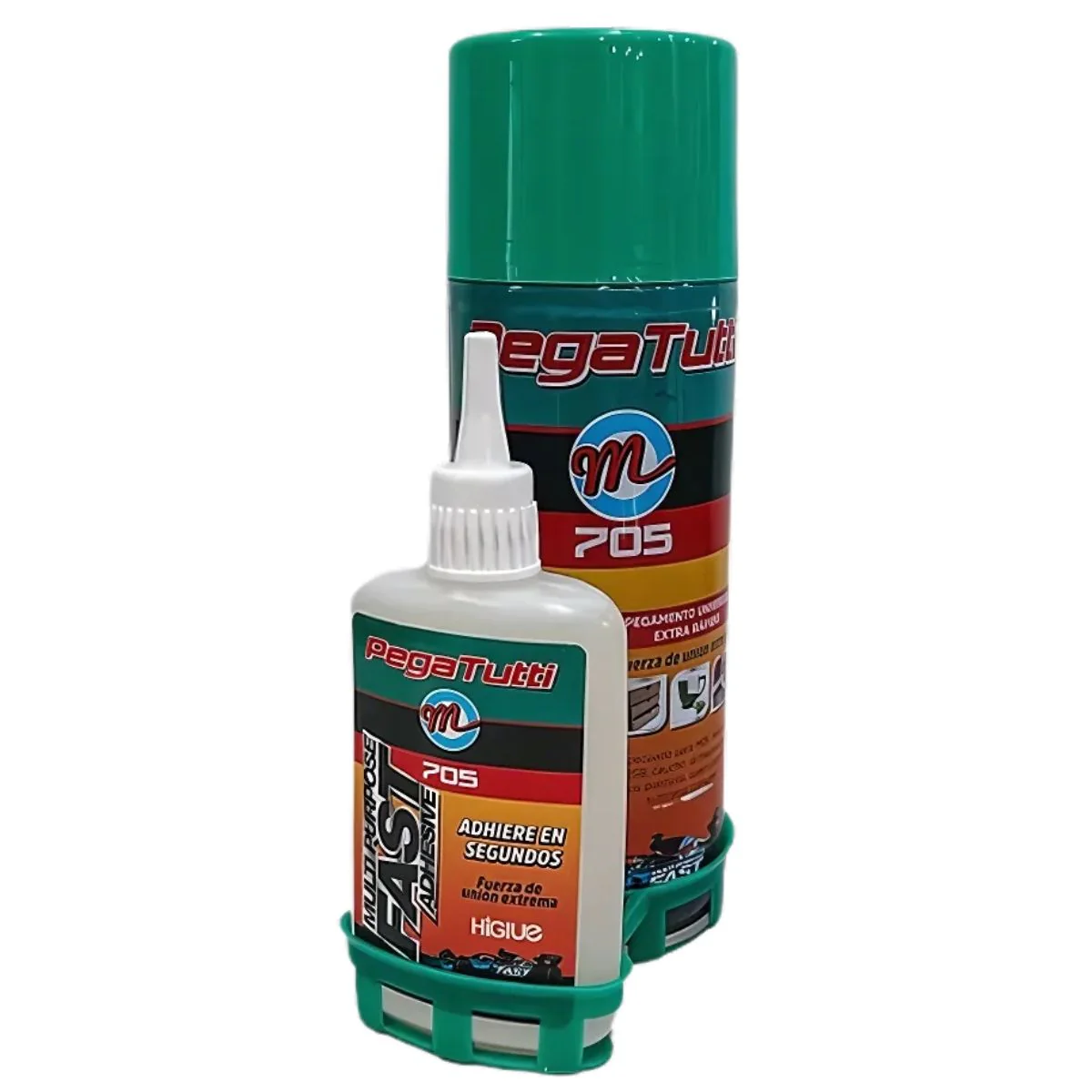 Pegamento Rápido Universal 705 (Set Spray Y Líquido). Adhesivo De Alta Resistencia Y Secado Rápido Para Madera, Plástico Y Más. Pega Tutti 705 - Image 2